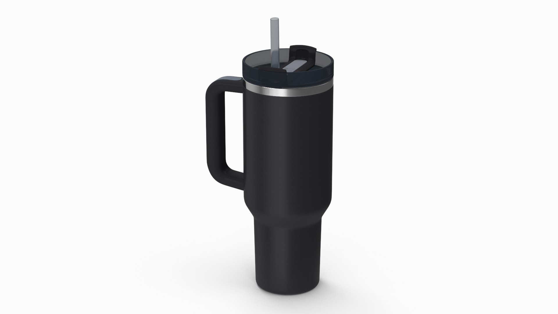 Stanley Insulated Travel Mug Black 3D model preview