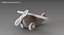 3d toy airplane plane model