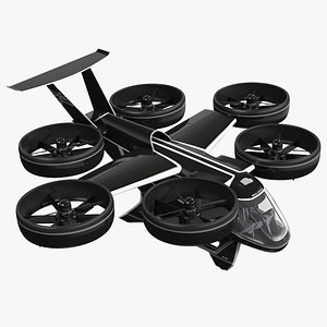 Flying Taxi Bell Nexus Rigged