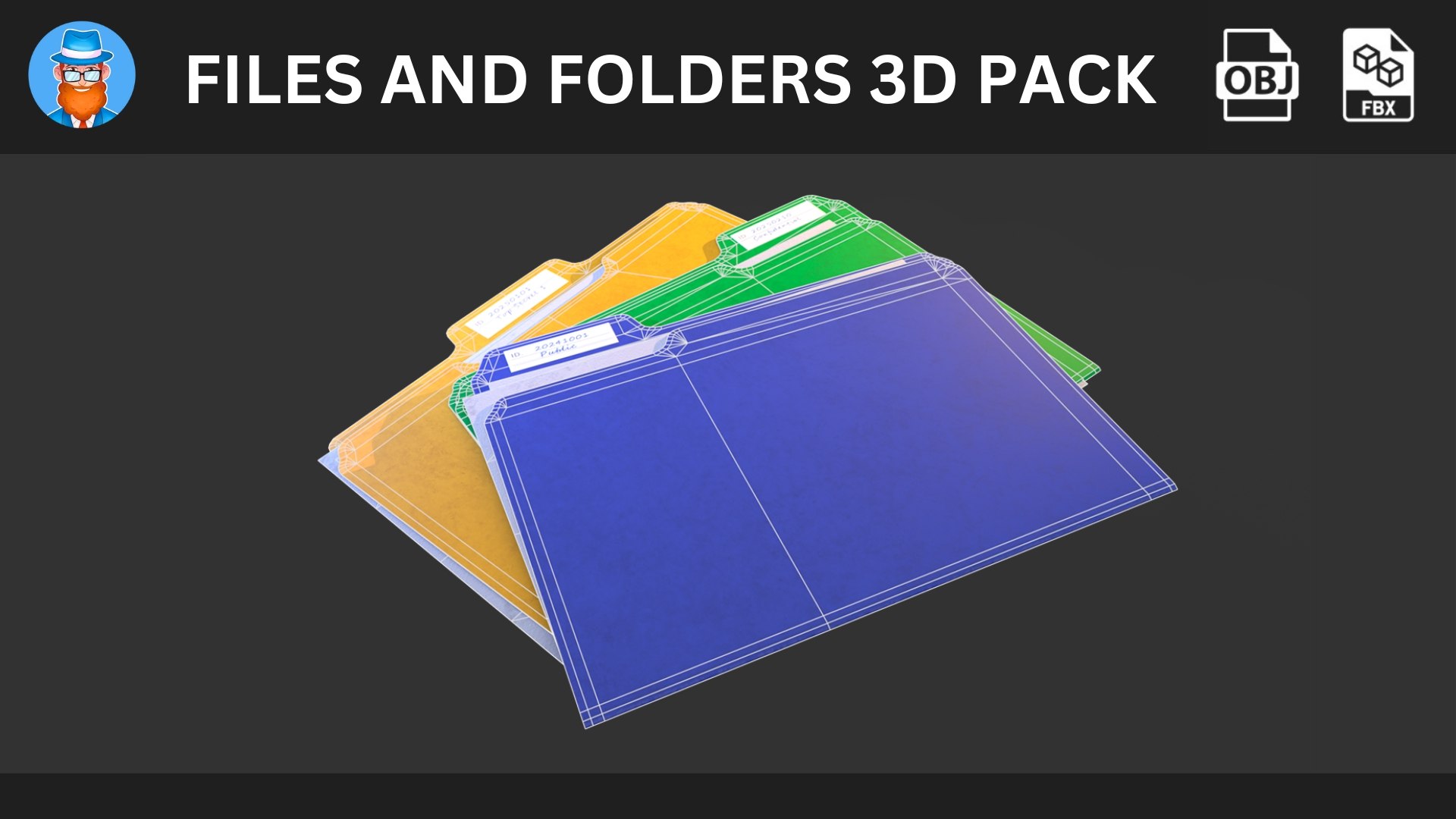 3D Files And Folders 3D Model Pack Model - TurboSquid 2396766