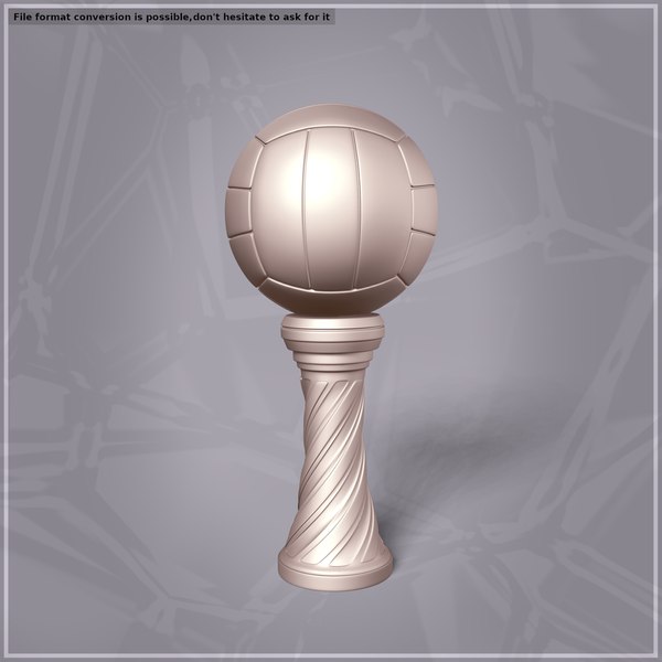 Volleyball Trophy -- Original Design -- Ready for 3D Printing 3D