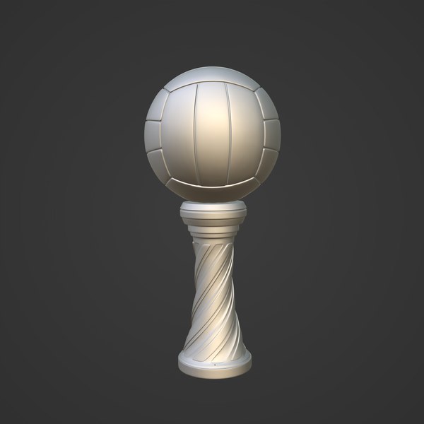 Volleyball Trophy -- Original Design -- Ready for 3D Printing 3D
