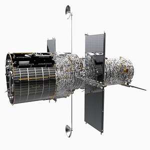 hubble space telescope 3d model