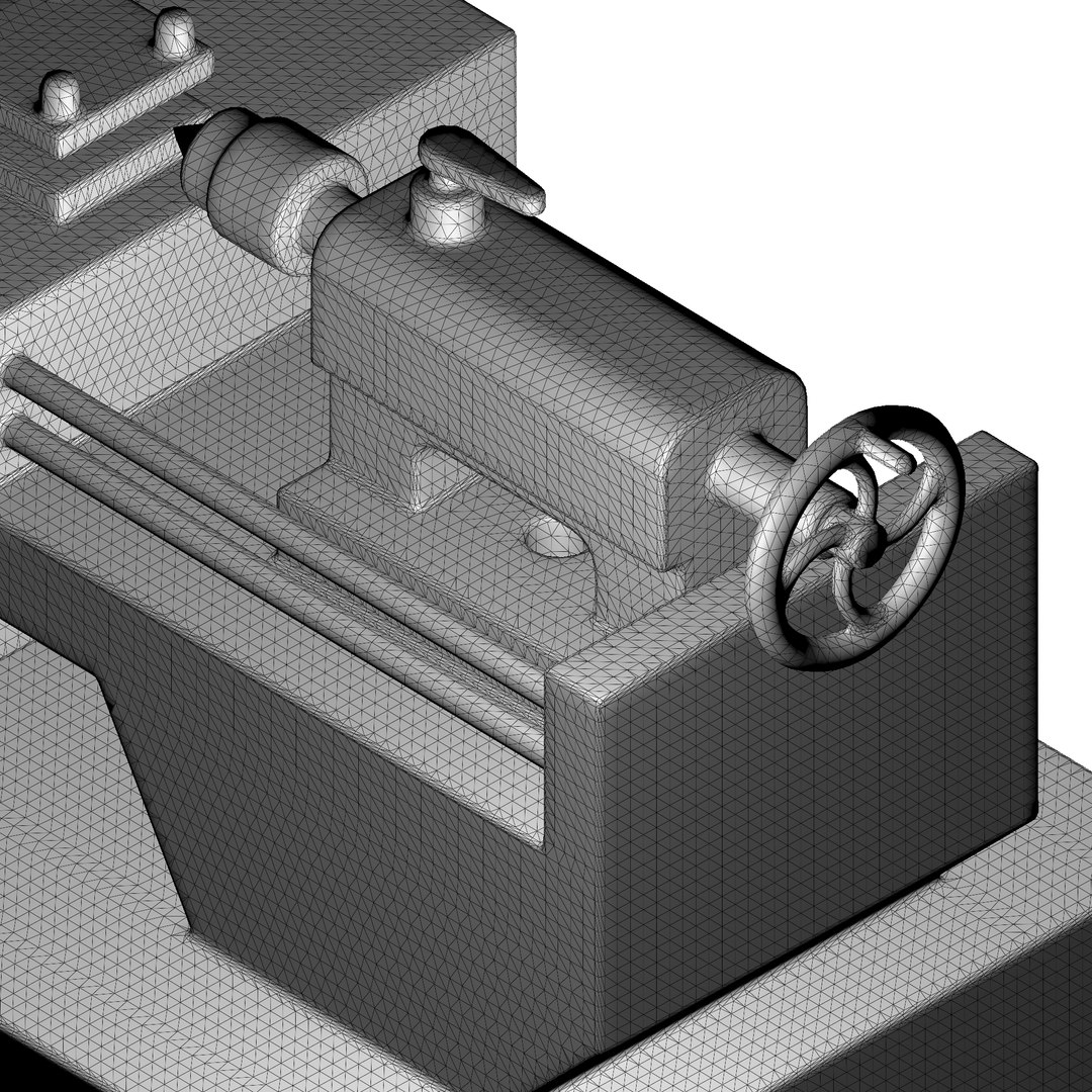 Engineering Lathe Toy 3D model TurboSquid 2146407