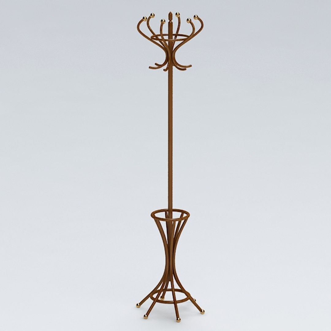 3d coat rack