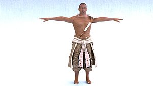 3D African Male 03 model