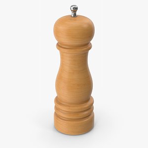 Wooden Pepper Mill 3D model