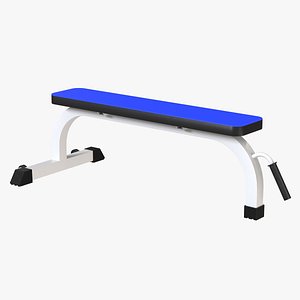 3D gym bench model