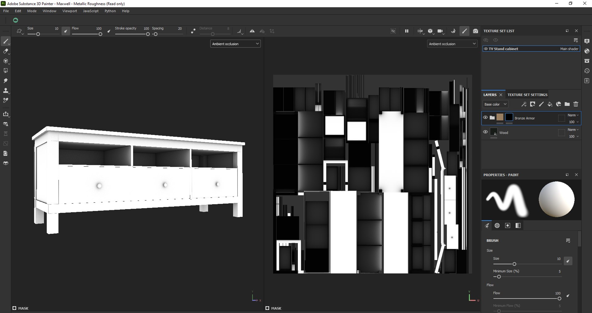 Tv Stand Bench With Model TurboSquid 2292544