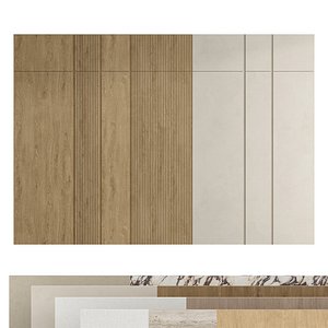 Headboard Decorative wall panels set 09