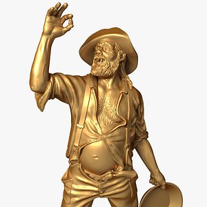 Gold Digger Figurine