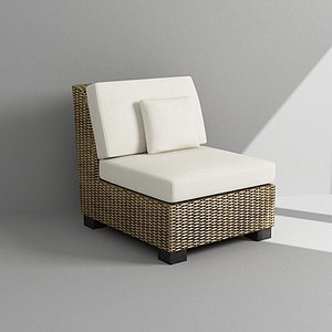 armchair chair 3d model