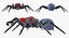 Rigged Spiders Collection 3 for Maya 3D model
