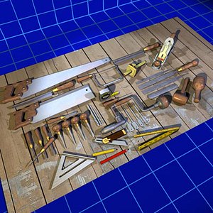 Wood Working Tool Set 01
