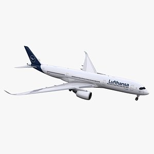 A350-900 - Lufthansa 3D model