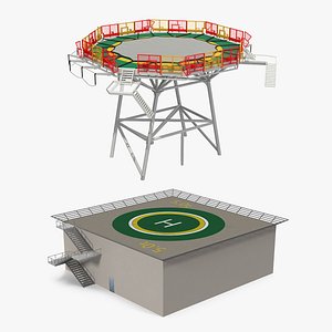 helicopter landing pad model