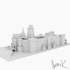 castle hlubok nad vltavou model