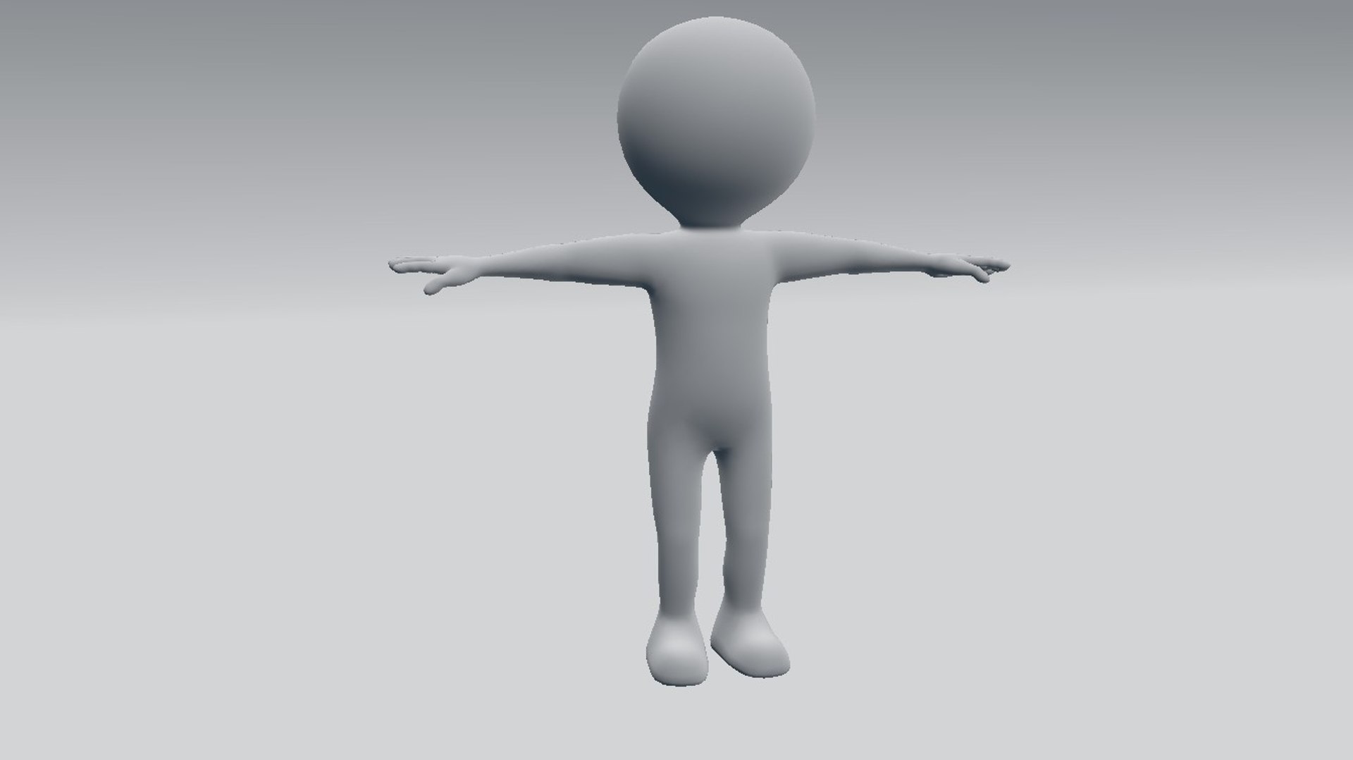 3d Fully Rigged Stickman Character Animation