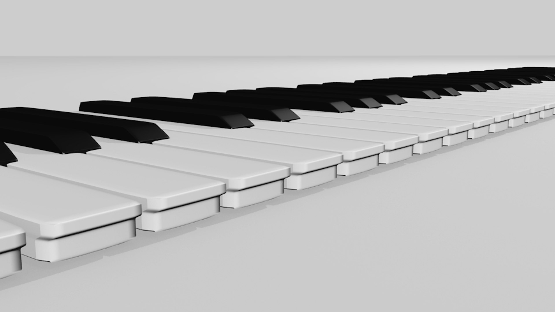 Piano Key 3d Model