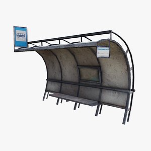 Bus stop 3D