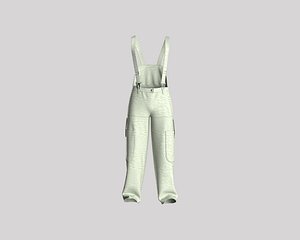 Mens dungaree with pockets