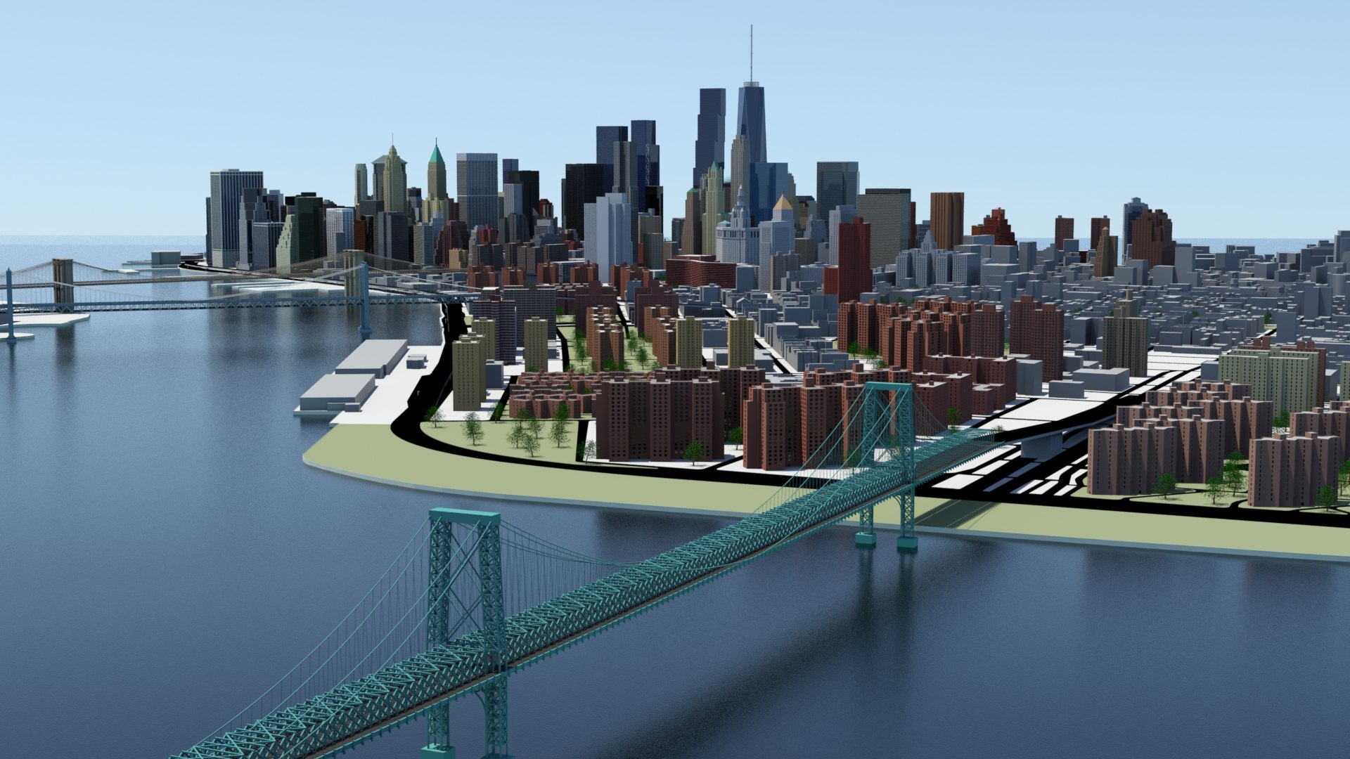 3D Model City New York - TurboSquid 1157501