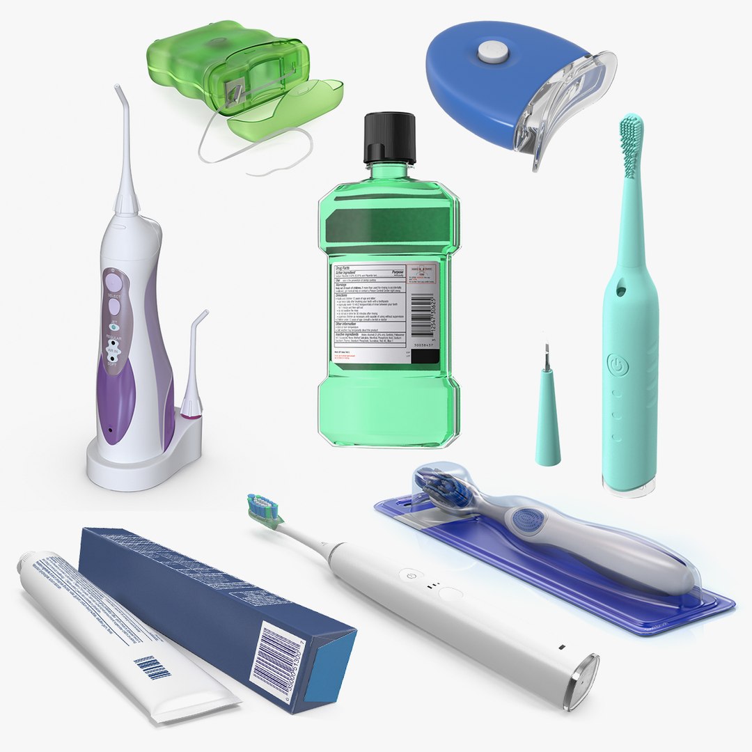 Dental Care Collection 7 3D model preview