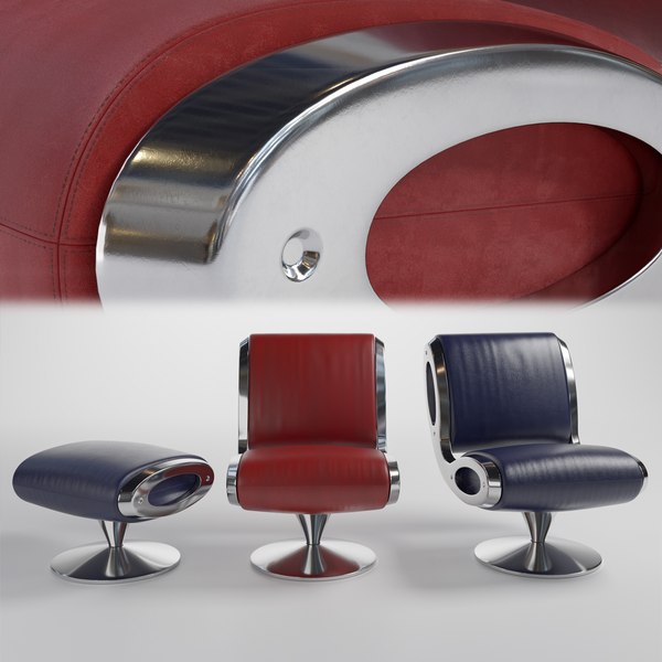 Gluon Lounge Chairs by Marc Newson
