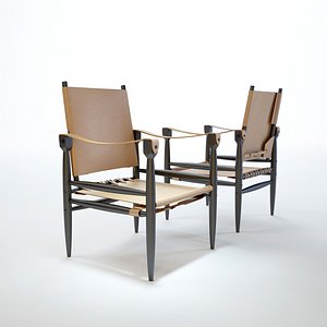 leather-safari-chair 3D model