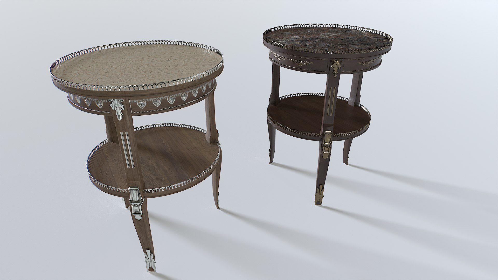 3D End Table Pack 2 - TurboSquid 2191854