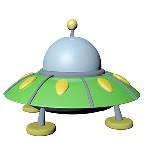 FLYING SAUCER CARTOON