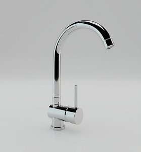 3D model mitigeur kitchen tap