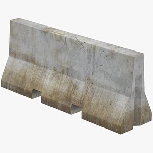 Concrete Traffic Barrier 03