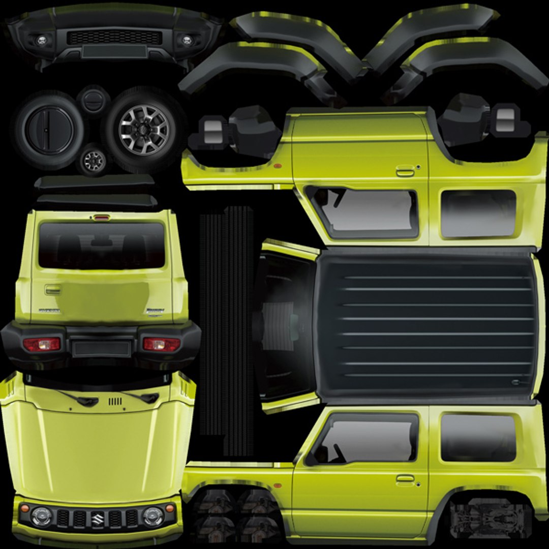 3D Model 2018 Suzuki Jimny - TurboSquid 1350655