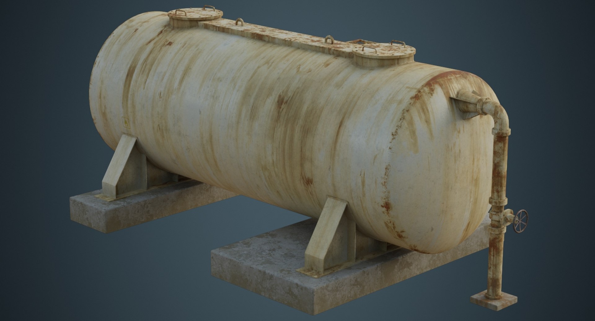 3d Model Industrial Gas Tank 5b - Turbosquid 1440421