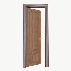 3D Wood door model