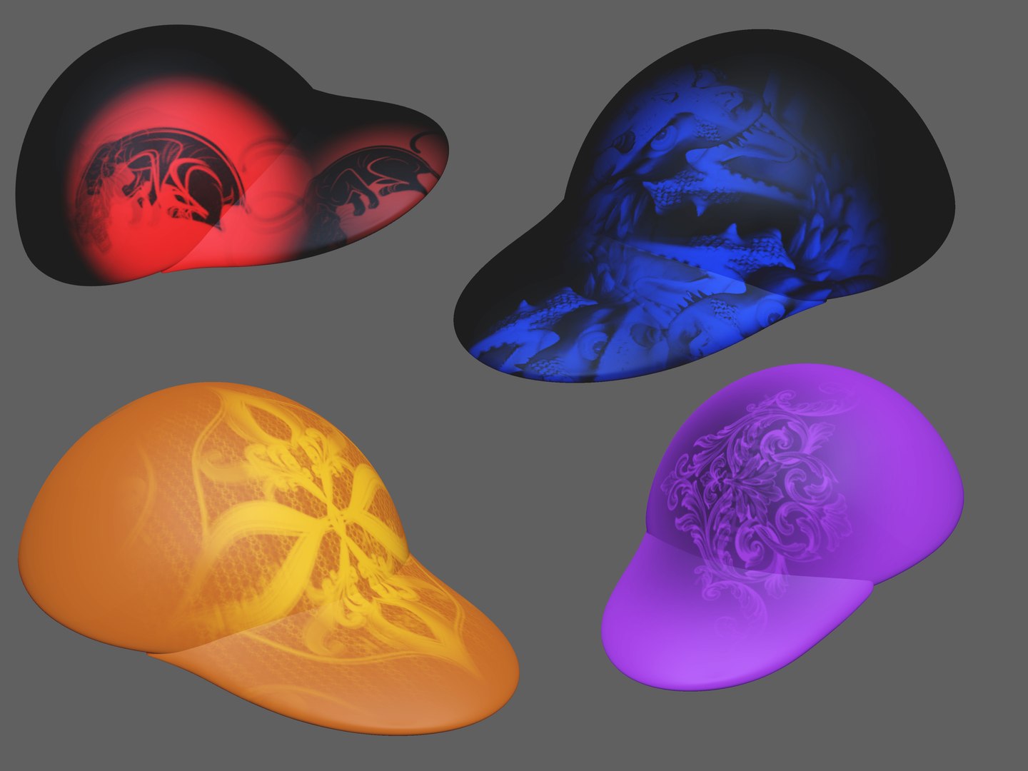 3D CAP Low Poly Model - TurboSquid 2216544