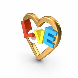 Love Symbol 3D model