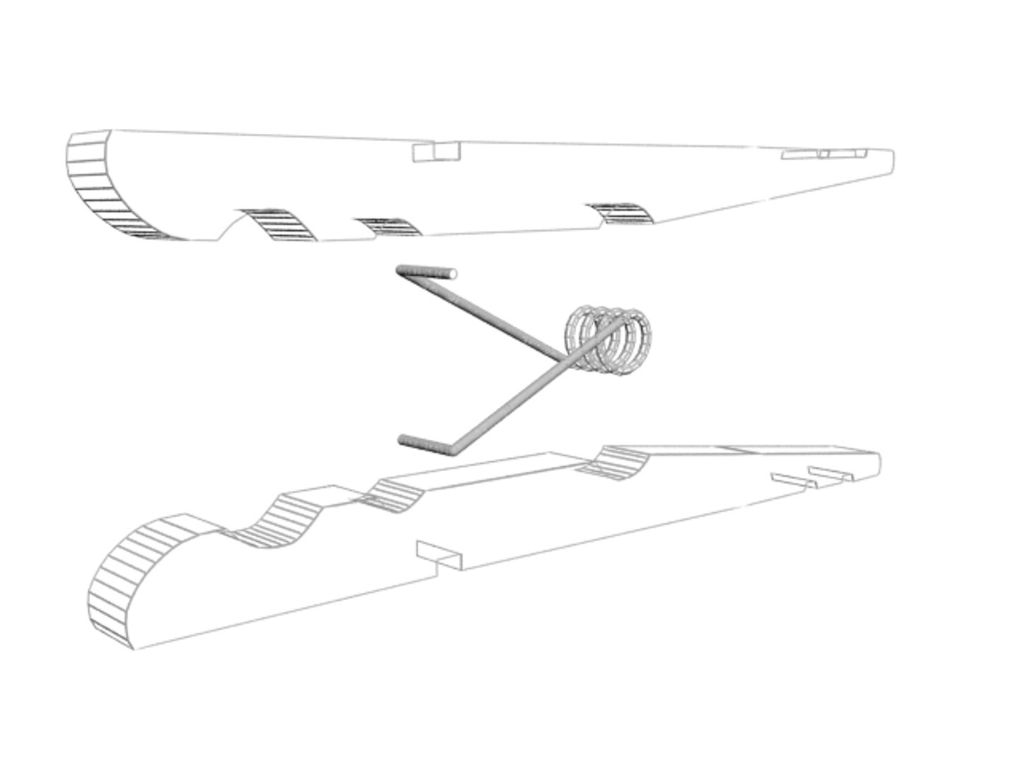 Free Clothes Pin 3d Model