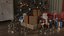 クリスマスのリビングルーム