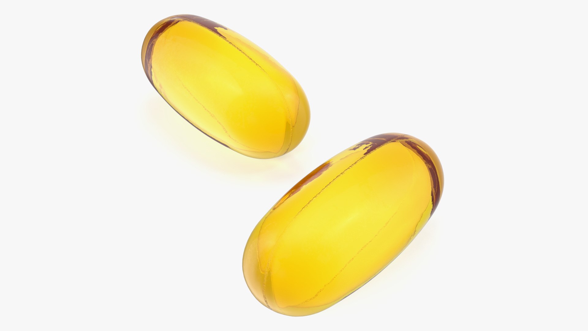 Large Oval Softgel 3D model preview