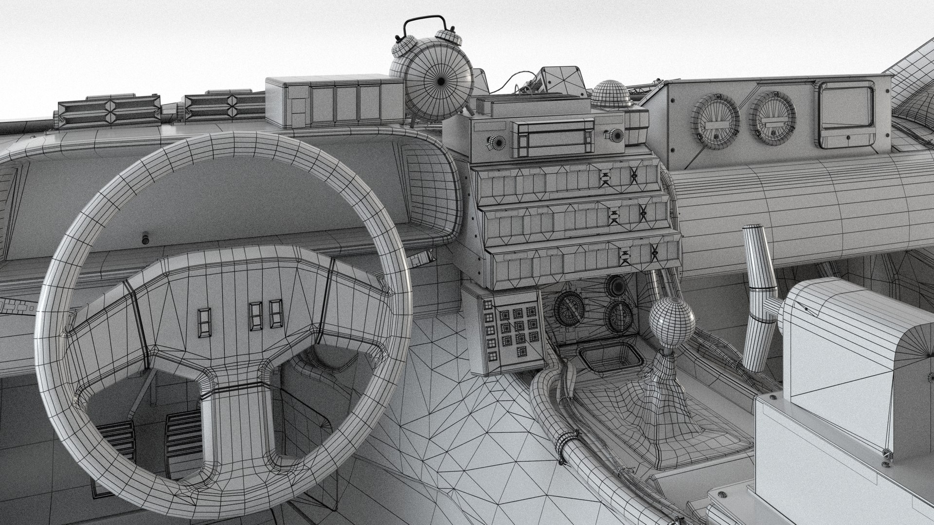 DeLorean Time Machine From Back To The Future I 3D Model - TurboSquid ...
