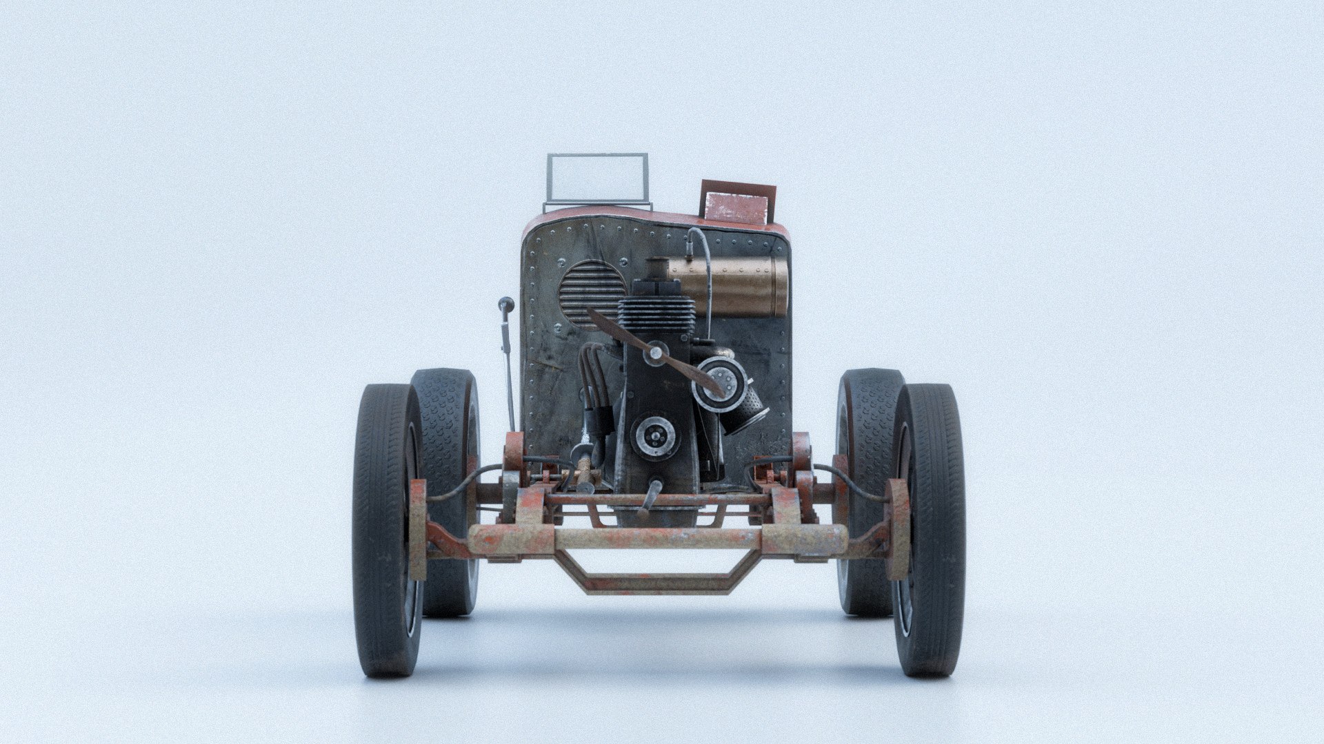 Free 3D Vintage Racing Car Model - TurboSquid 2269432