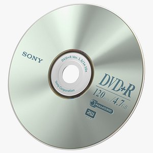 Sony DVD R Disc 3D