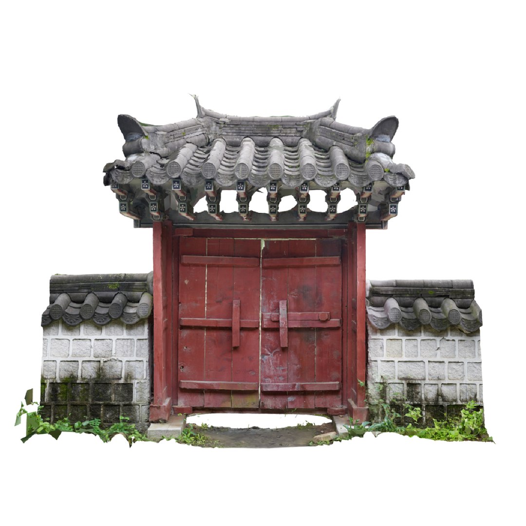 3D Korean Traditional Gate - TurboSquid 2015063