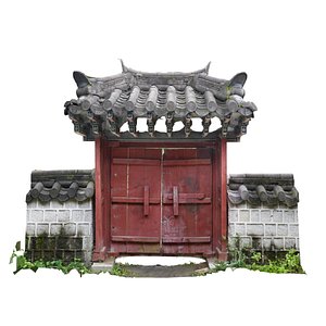 3D Korean Traditional Gate