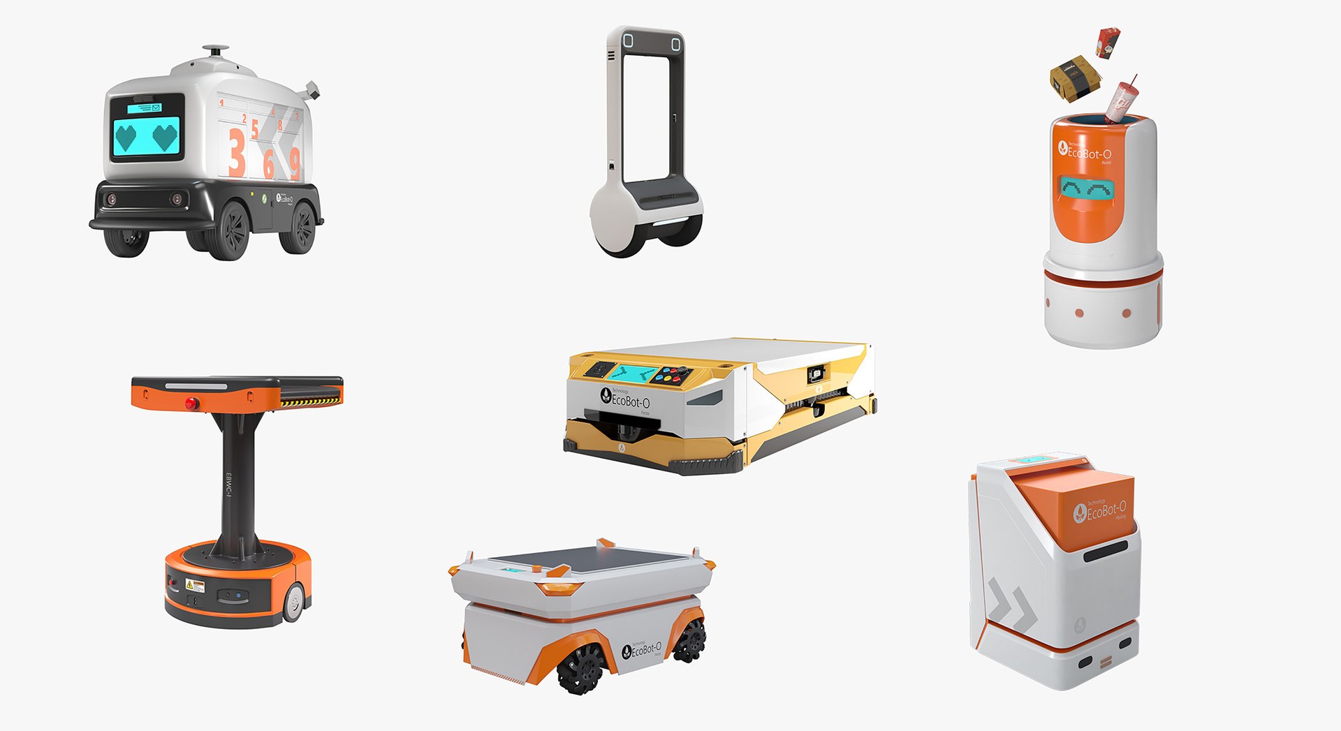 3D AGV Automated Robot Collection 3D model https://p.turbosquid.com/ts-thumb/gZ/wKN0Sm/TR/ecoboto_searchimage2/jpg/1714650156/1920x1080/fit_q87/74726e5d99d25ca90310ee4c642bb61153d75e48/ecoboto_searchimage2.jpg