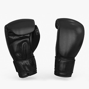 3D Boxing Glove Black model