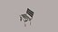 Realistic Low Poly Wooden Bench 3D Asset Outdoor Environments
