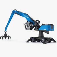 Material Handler Terex Fuchs MHL360 Pylon-mounted machine